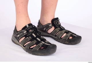 Dash black sandal with multiple straps casual foot shoes 0008.jpg